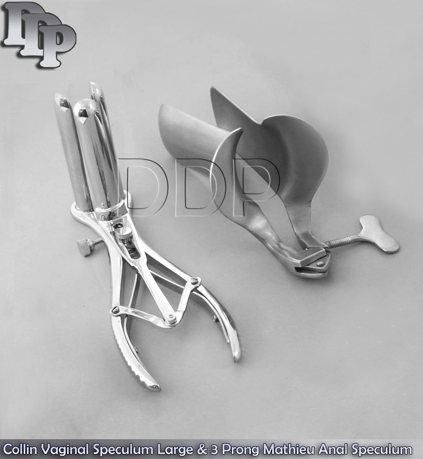Collin Vaginal Speculum Large & 3 Prong Mathieu Anal Speculum Gynecology Instr