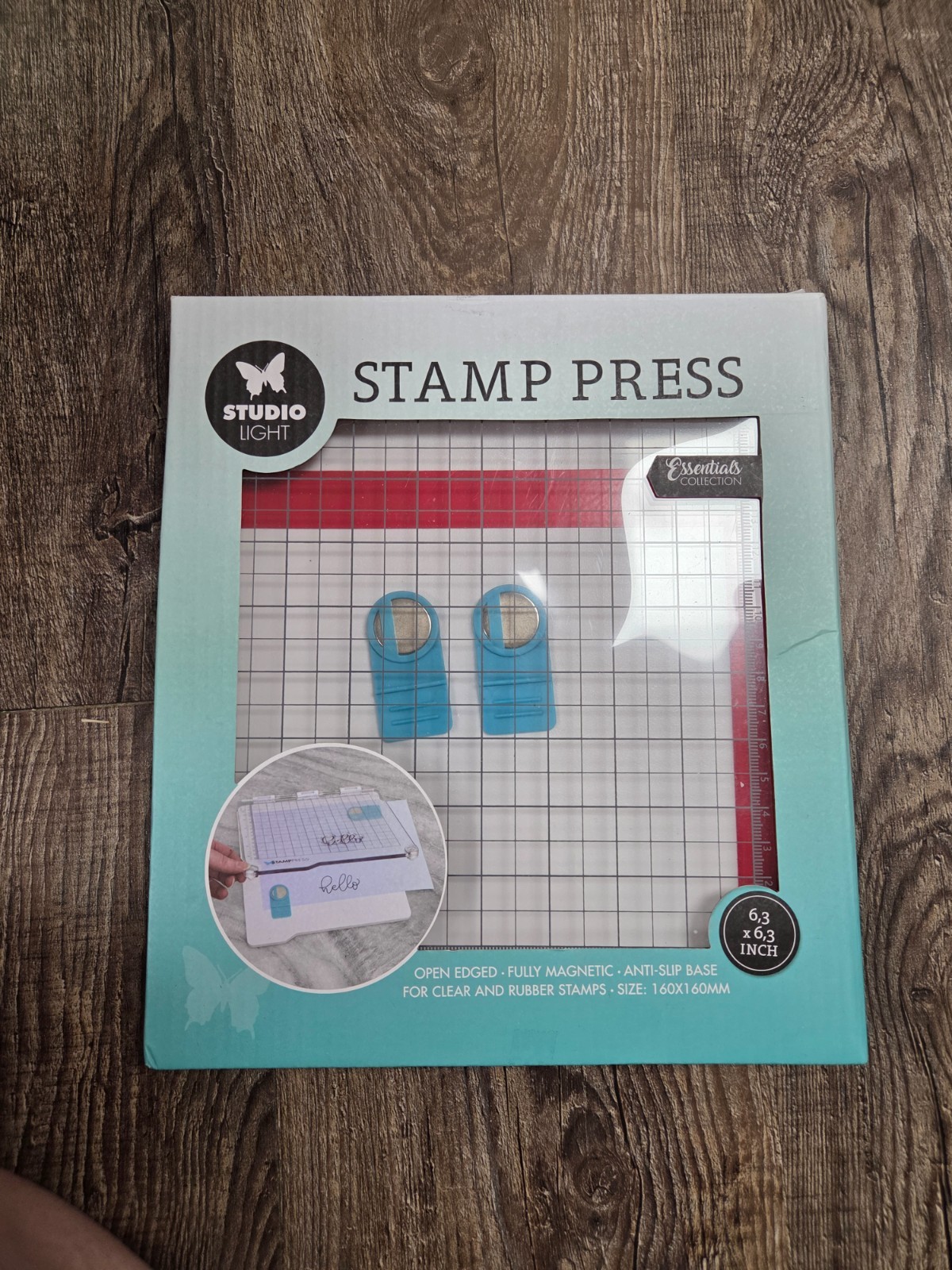 Studio Light Stamp Press Essential Tool Scrapbook Paper Cutting Crafting NEW
