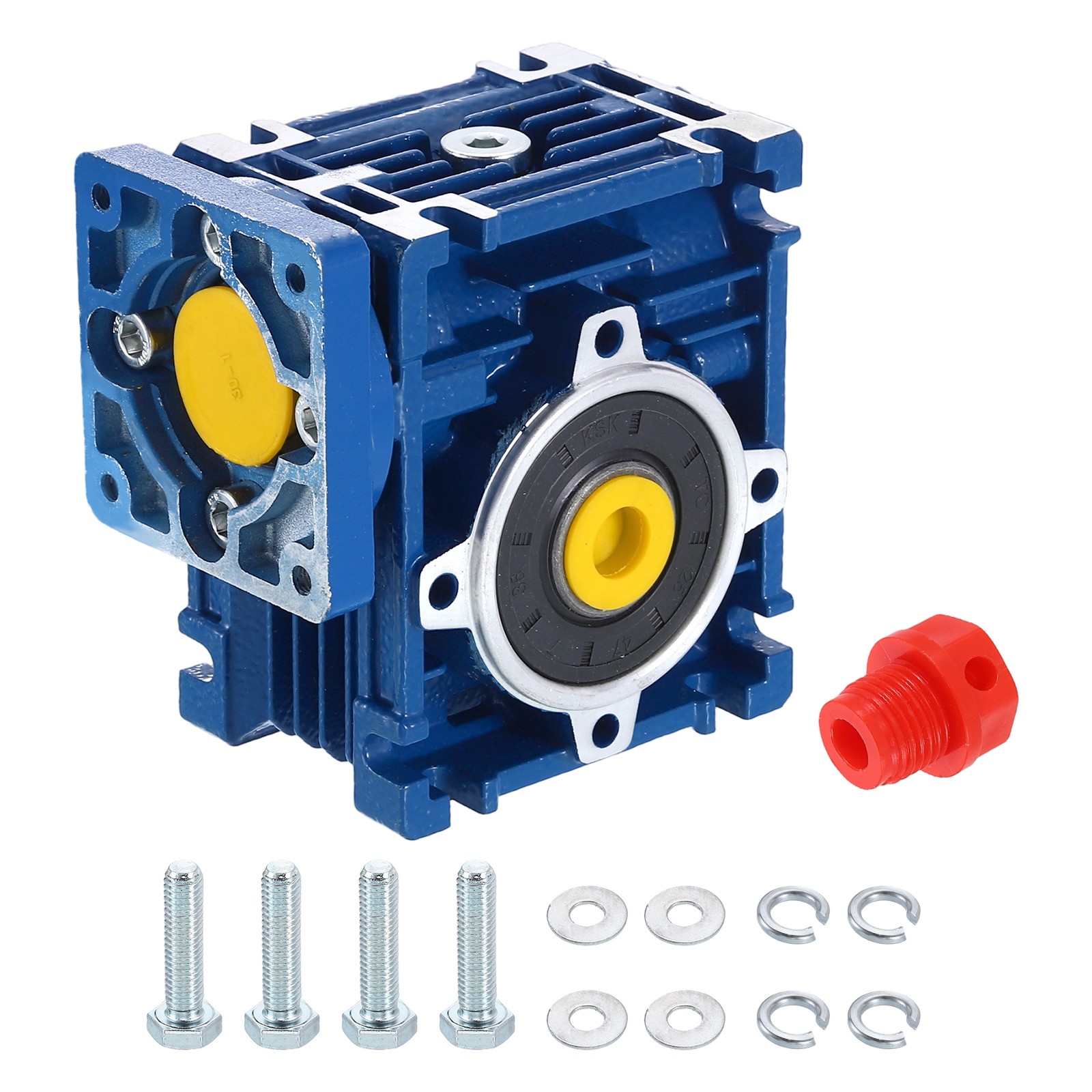 NMRV030 Worm Gear Gearbox Ratio 40:1, 14mm Output Shaft Worm Gear Reducer