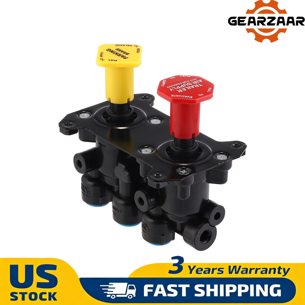 1x MV3 Dash Air Brake Control Valve 800516 For Kenworth Peterbilt Volvo New