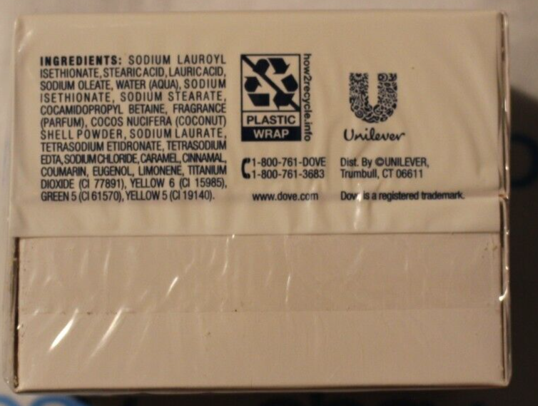 Dove Beauty Bar Soap LimitedEditionHolidayTreats Cinnamon Pumpkin Pie 2 Bars New