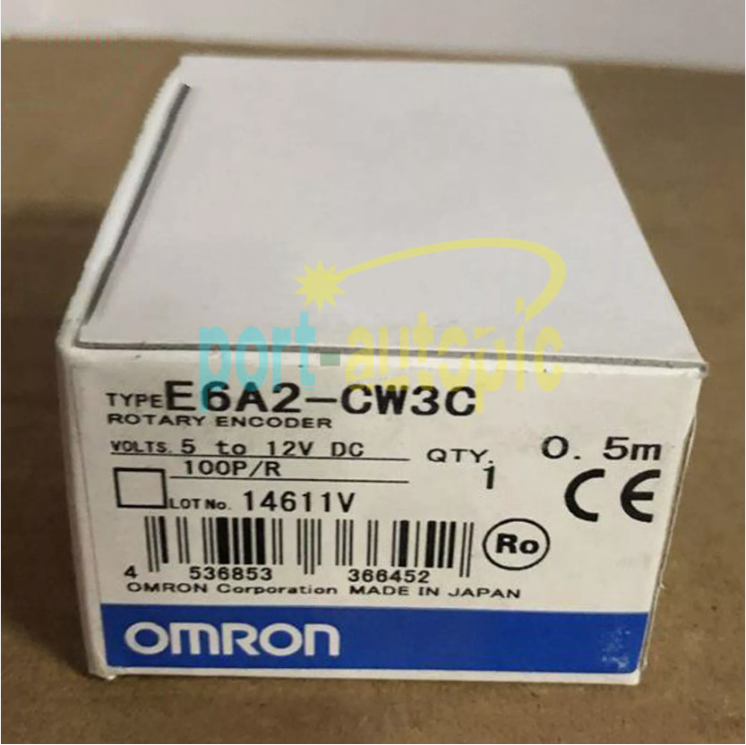 ONE OMRON rotary encoder E6A2-CW3C 100P/R NEW In Box