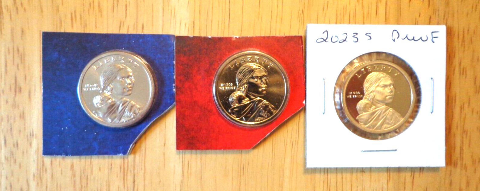 2023 P D S Sacagawea Dollar Proof Native American Sealed Mint Cello PDS