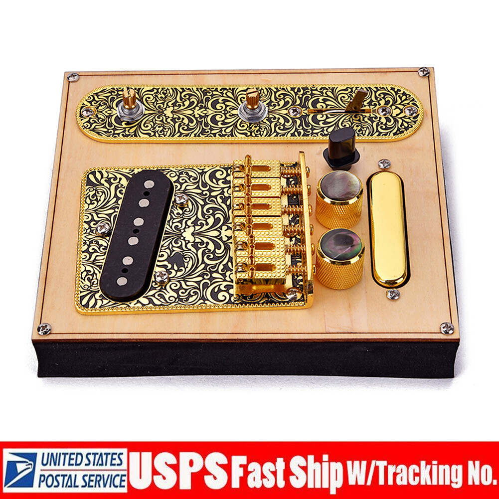 High-grade Guitar Bridge  Plate Alnico V Pickup Capacitor 250K Pots for Tele TL
