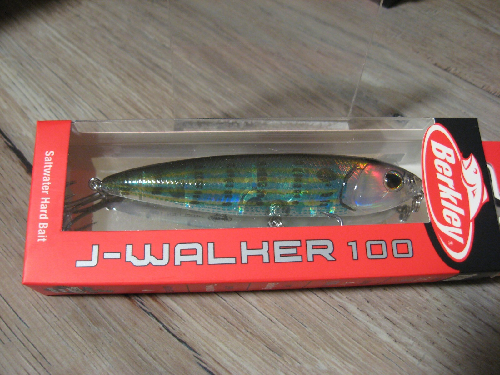 Berkley 4" J-Walker 100 Saltwater Top Water Fishing Lure 1/2 Oz Pinfish Color