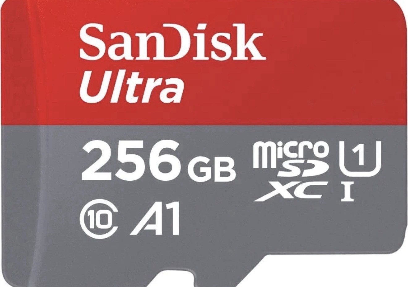 Sandisk Ultra 256GB 100MB/s Class 10 Micro SDXC Memory Card + Card Wallet