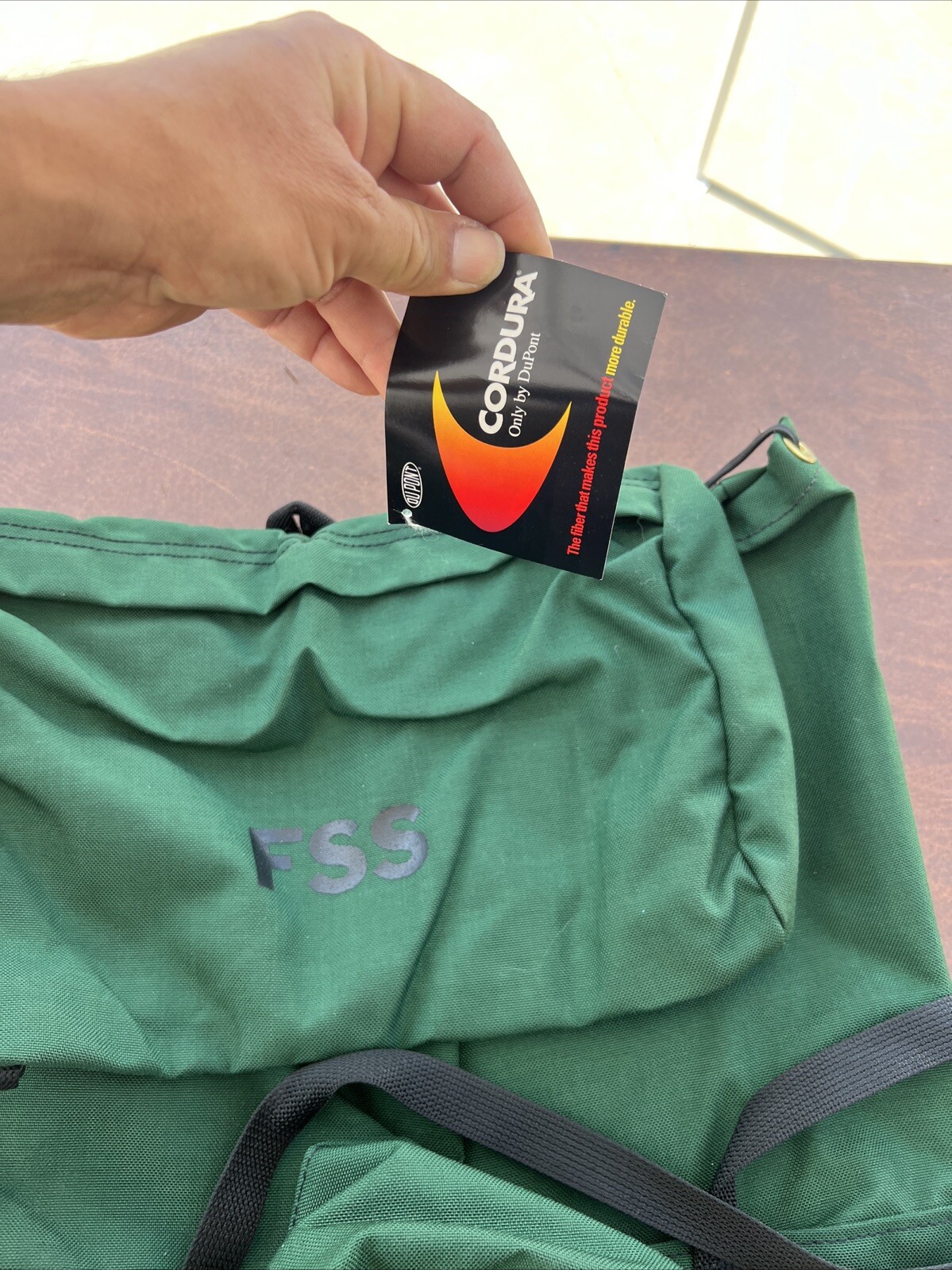 FSS Forest Service Packsack Benchmark Green Backpack Made in USA