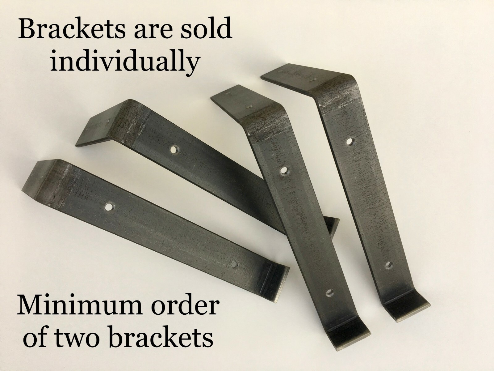 Decorative Metal Shelf Brackets - Handmade in the USA