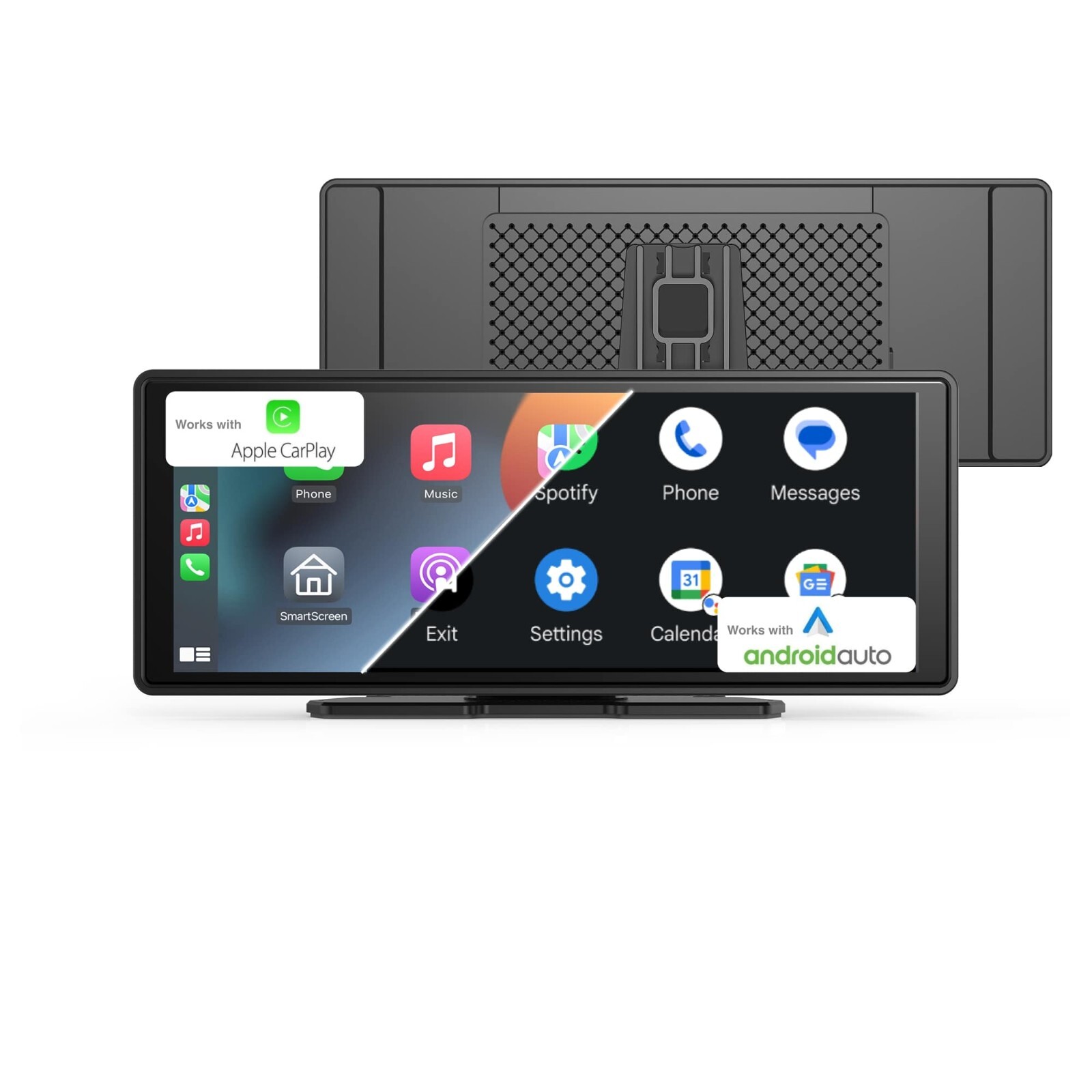 Laser 10" Wireless CarPlay & Android Auto Touchscreen for All Cars