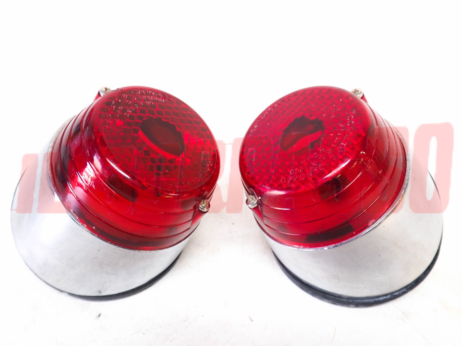 Fiat Topolino 500 C 2nd Series NOS Rear Tail Light Assemblies Seals