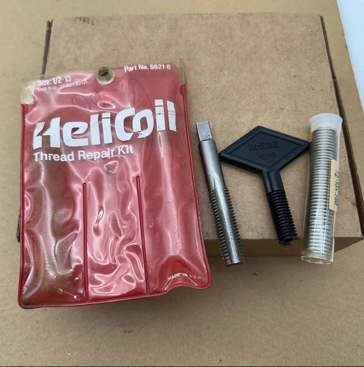 Helicoil 5521-8 Thread Repair Kit 1/2-13 Drill Size 17/32” Good Shape