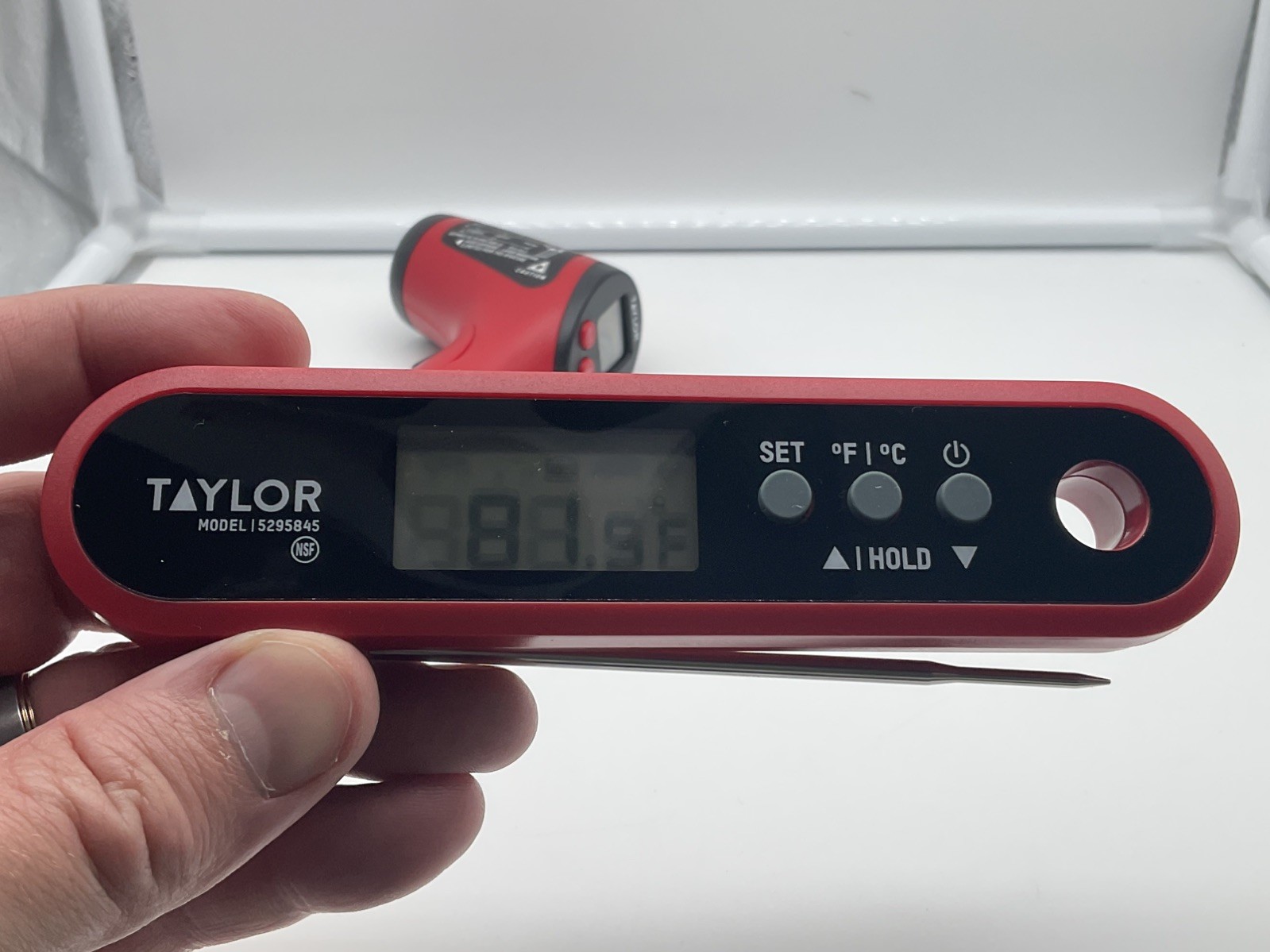 Taylor Digital Thermometer Bundle Infrared Laser + Instant Read Kitchen Cooking