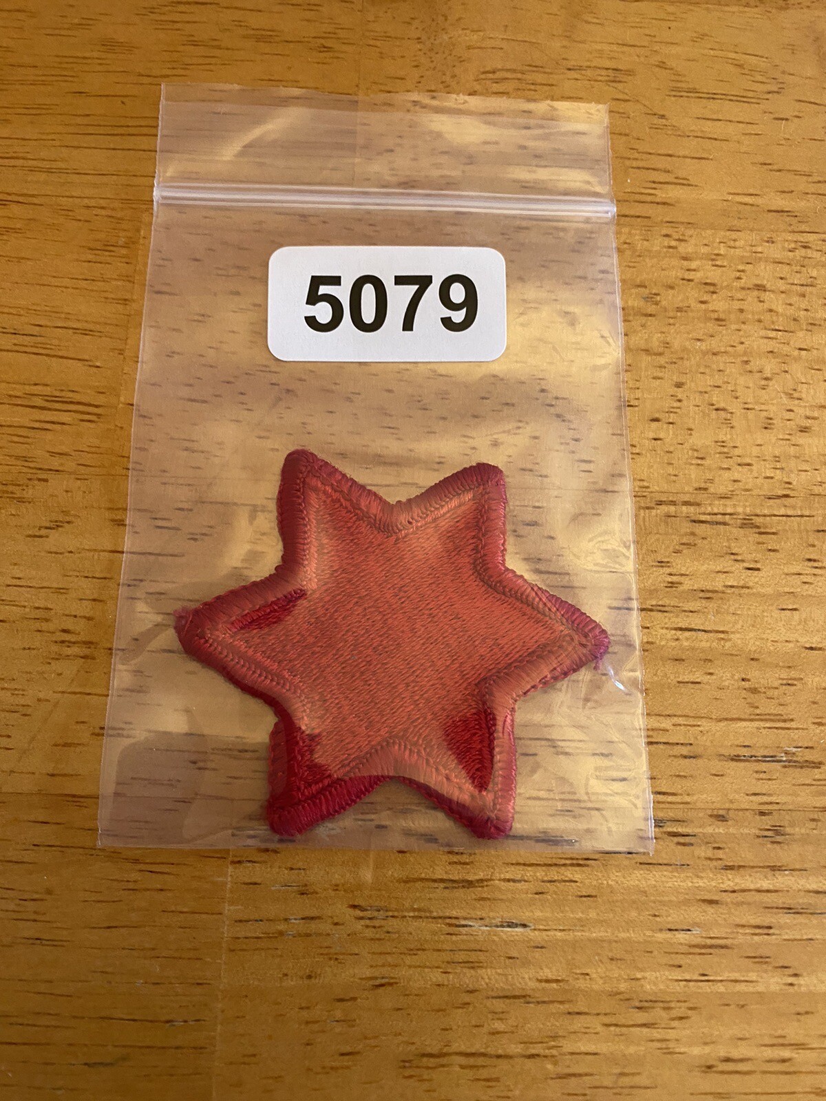 US Army 6th Infantry Division Red 6 Pointed Star Patch INV5079