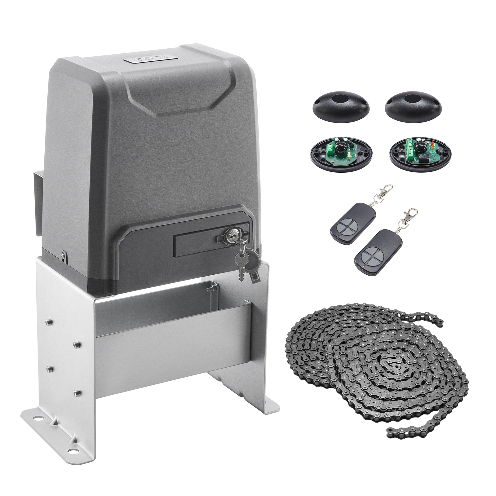 CO-Z 4400lb Electric Sliding Gate Opener Operator Kit Automatic Remote Control