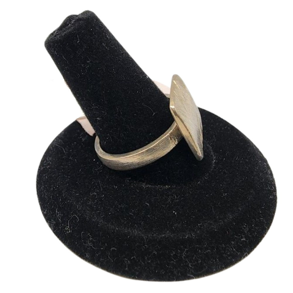 Engraved Square Sterling Ring | Jules Jewelbox