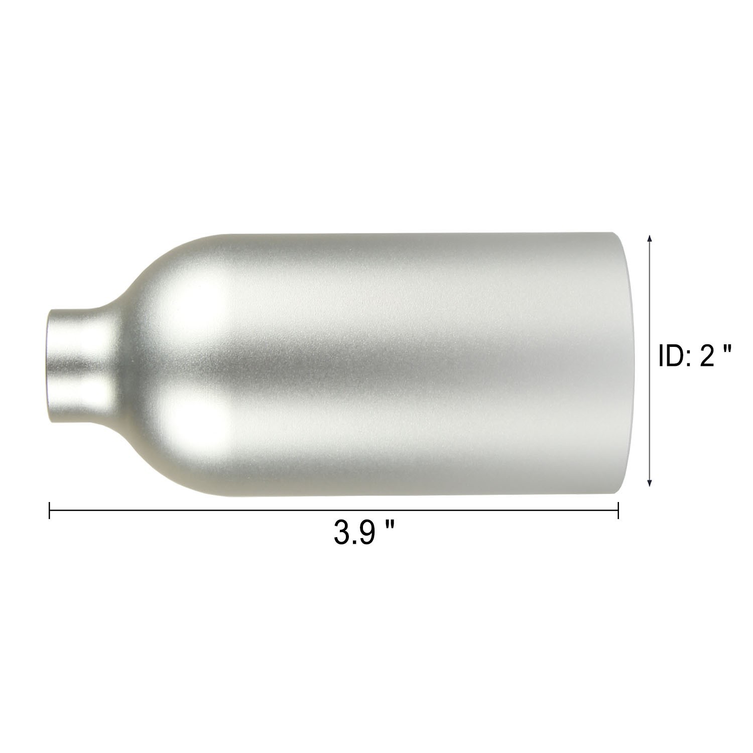 SILVER Golf Ball Launcher 1/2-28 TPI Fits Glock 9mm Or .22 LR Pistols Blanks