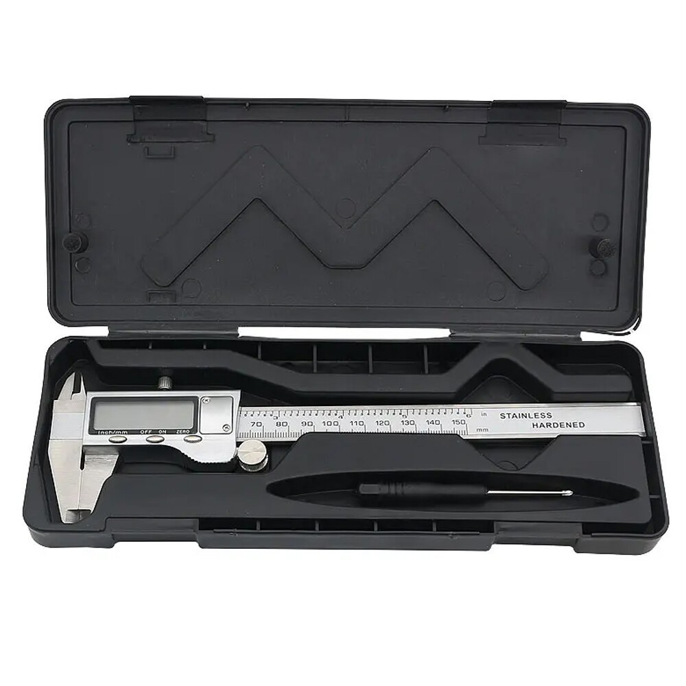 6" 150mm Digital Caliper Micrometer LCD Gauge Vernier Electronic Measuring Tool