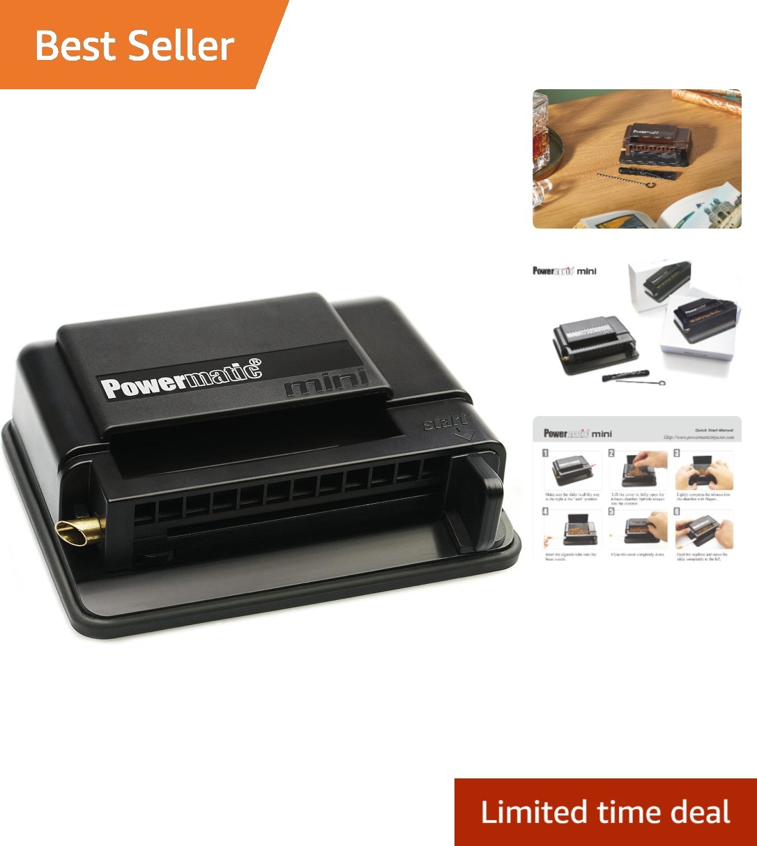 Lightweight Mini Manual Rolling Machine for Personalized Cigarette Rolling