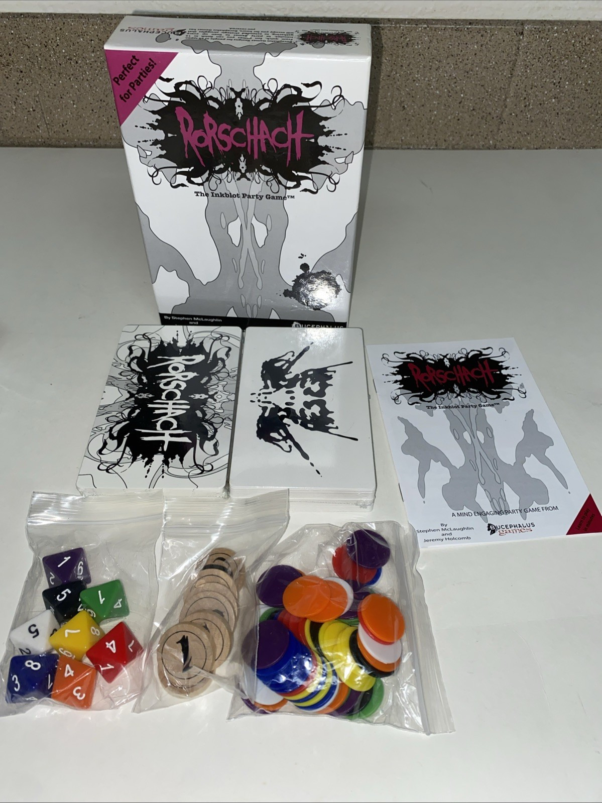 Rorschach: The Inkblot Party Card Game Open Box Sealed Pieces New