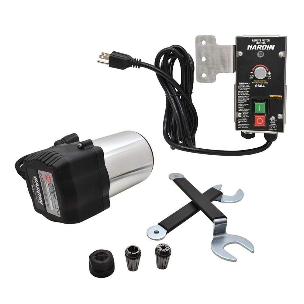Hardin 9664 3-1/4 HP Router Motor with External Speed Control
