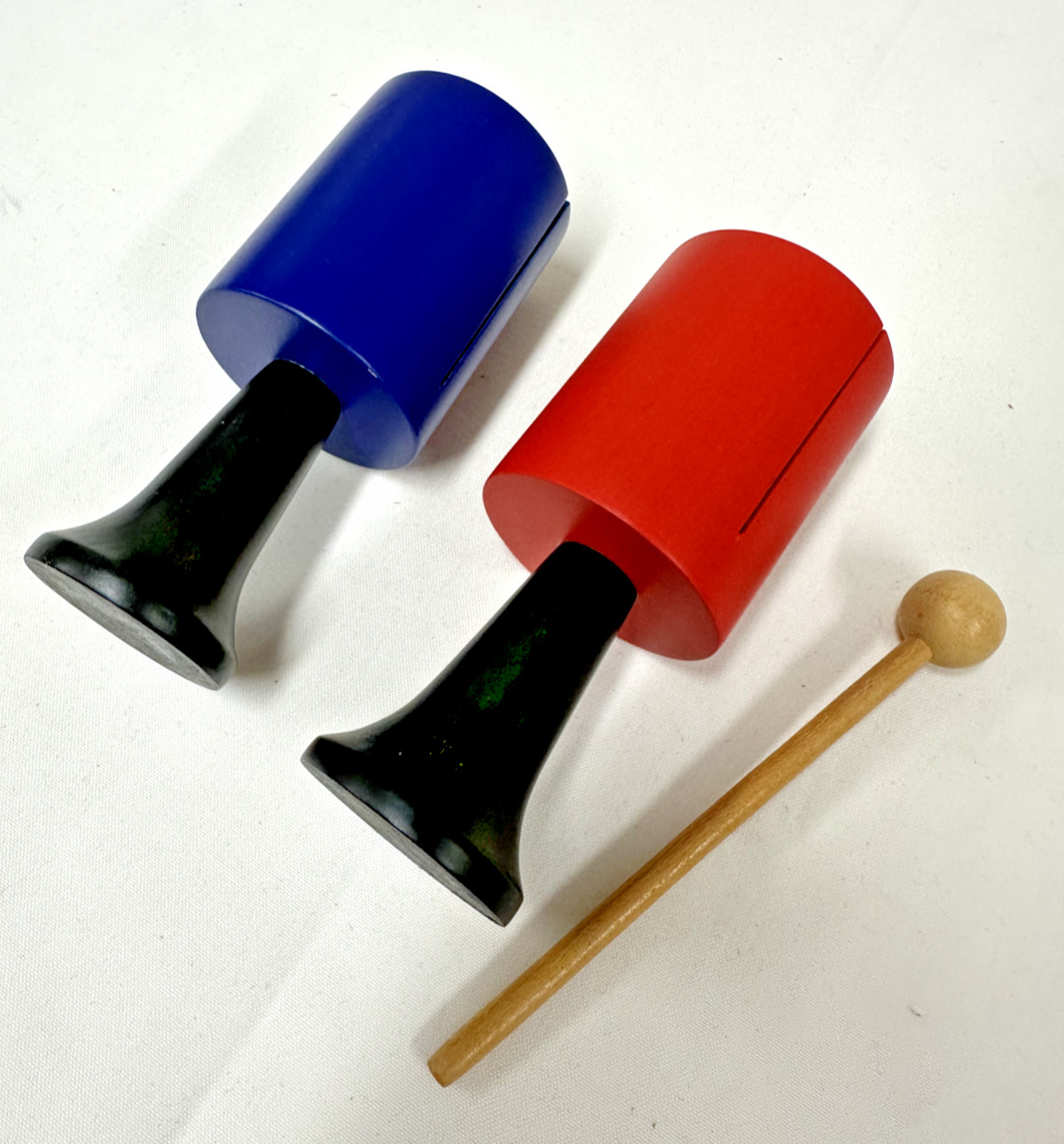 Tone Blocks, Blue & Red, 5-1/8" x 2-1/8" - MINT