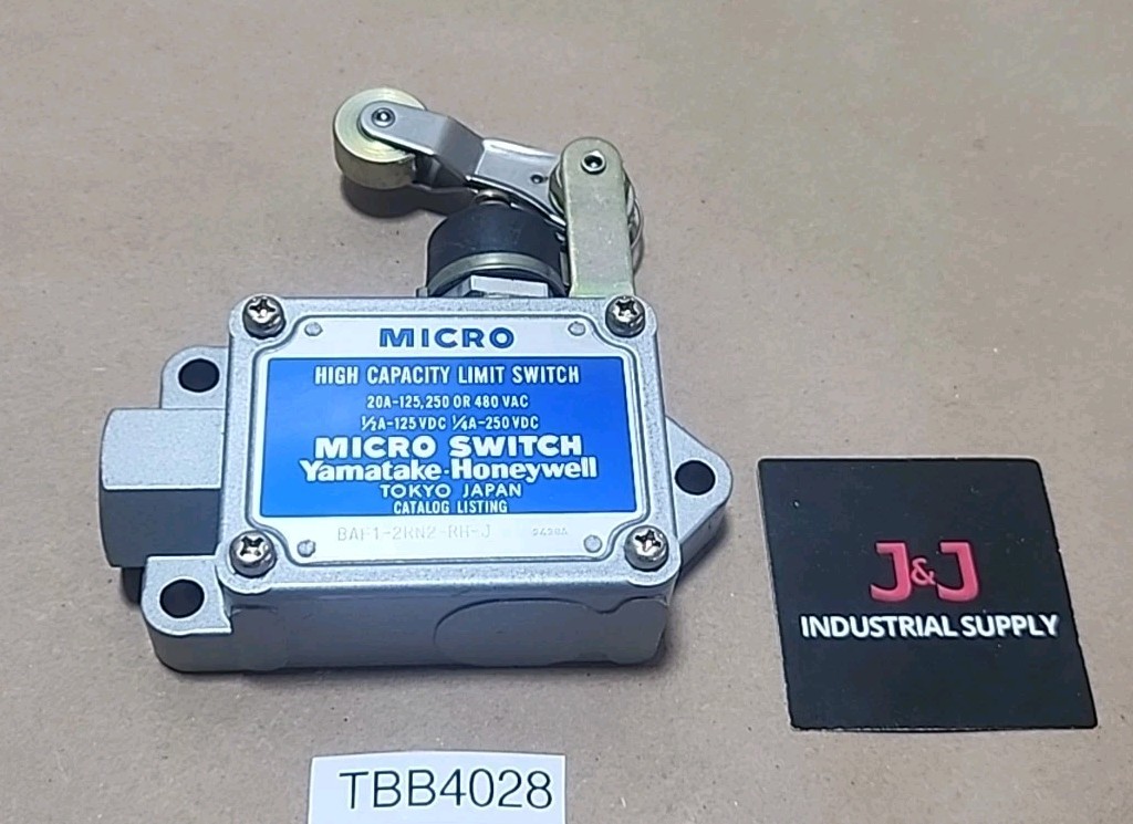 *NEW* Honeywell BAF1-2RN2-RH-J Micro Switch High Capacity Limit Switch +Warranty
