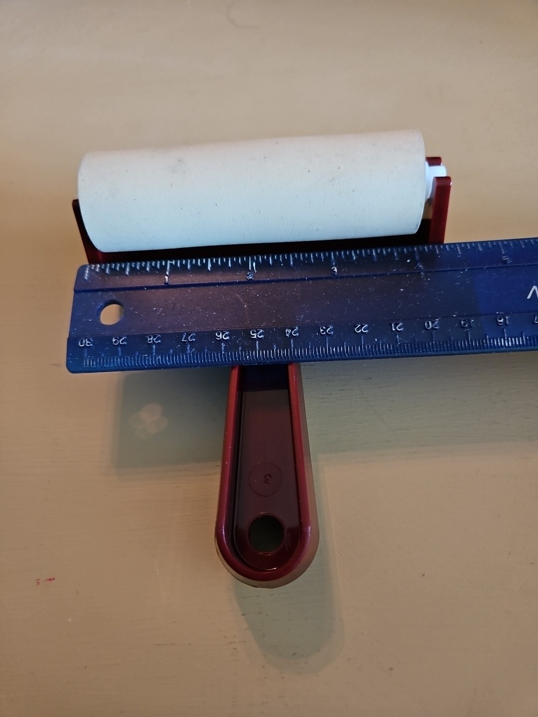 Speedball Soft Runber 4" Roller Brayer Crafting Red Handle