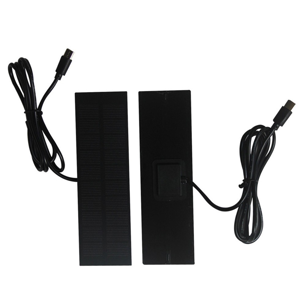 Compact 1W 5V Solar Charging Panel with Type C for Mobile Devices and Batteries