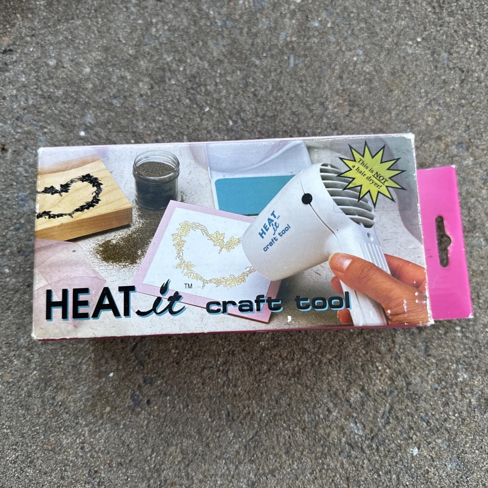 HEAT IT TOOL LOW AIR VOLUME DRYER for crafts and embossing Open Box
