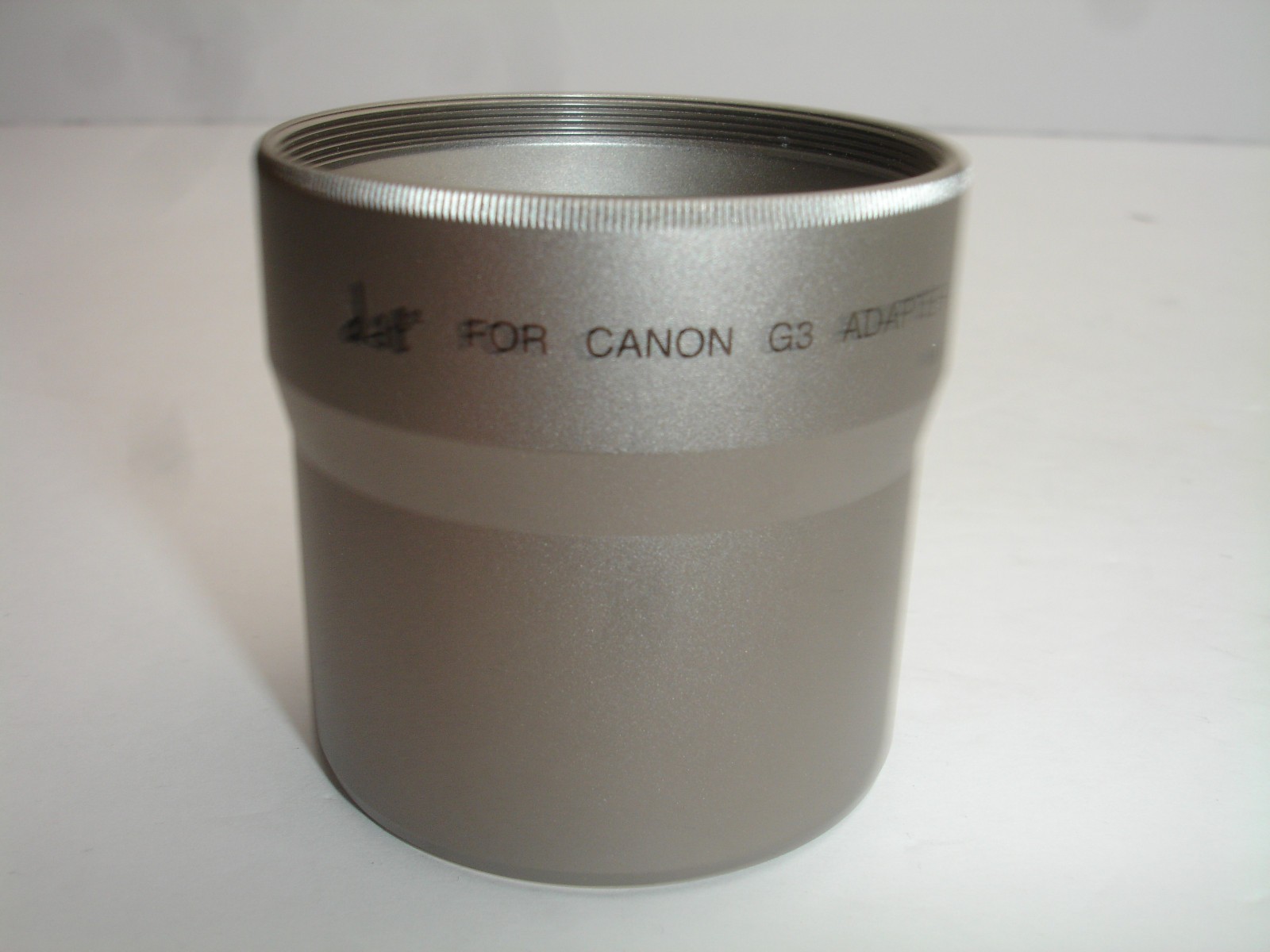 52mm Metal Adapter Tube for Canon PowerShot S3 IS Camera,  Silver