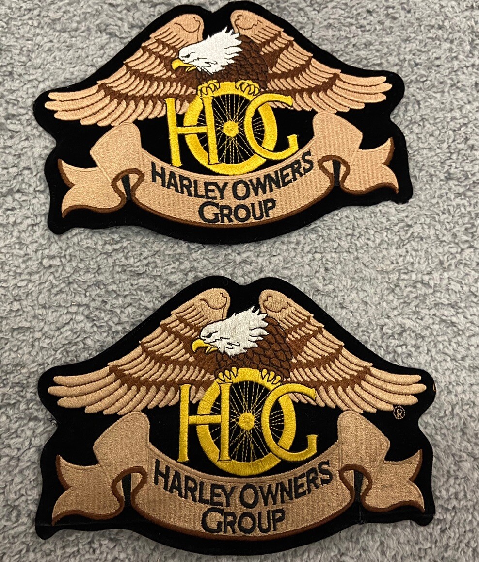 Harley-Davidson Owners Group Patch (Used)(AC) Lot Of 2 Patches