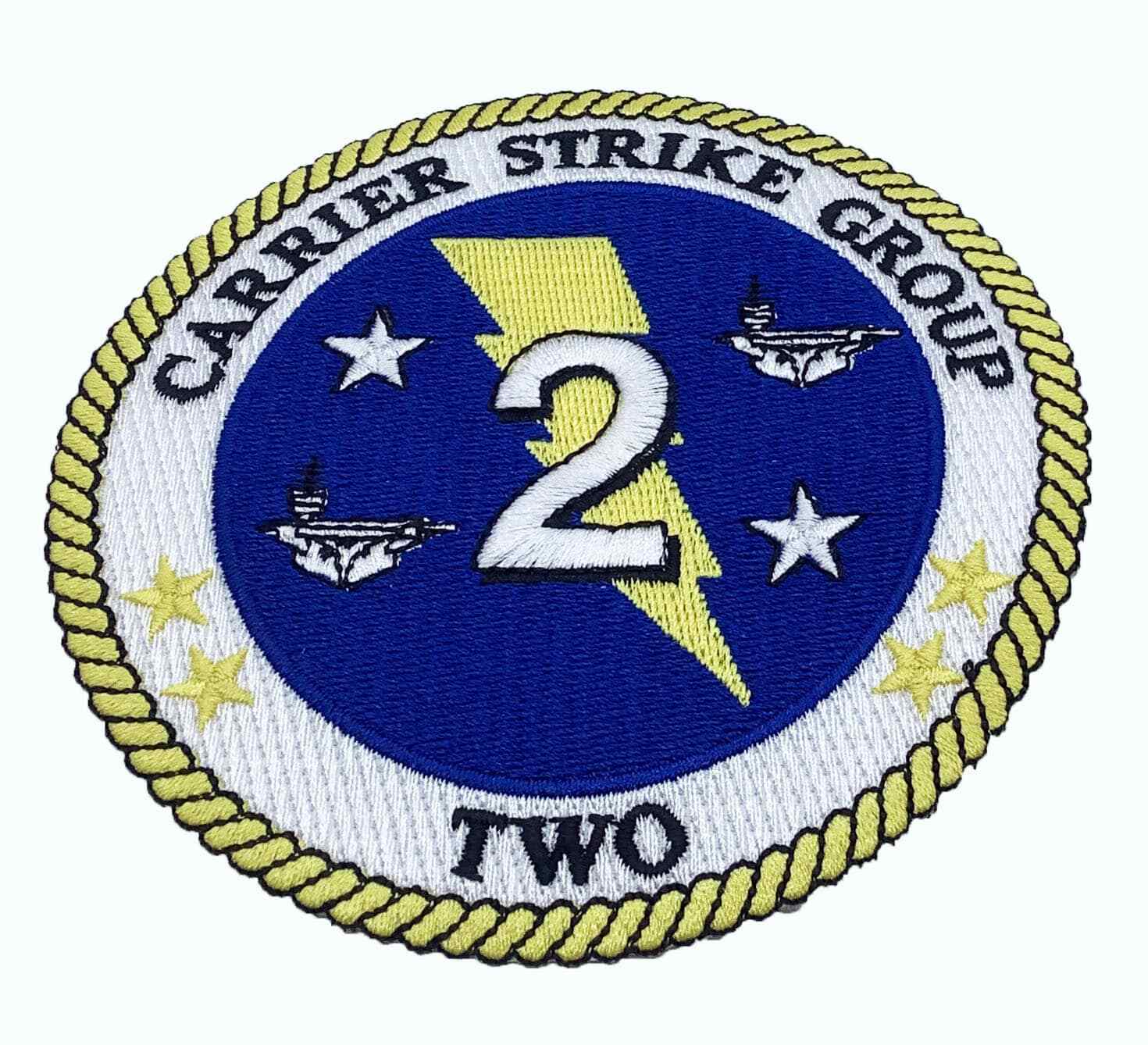 Carrier Strike Group 2 Patch – Plastic Backing
