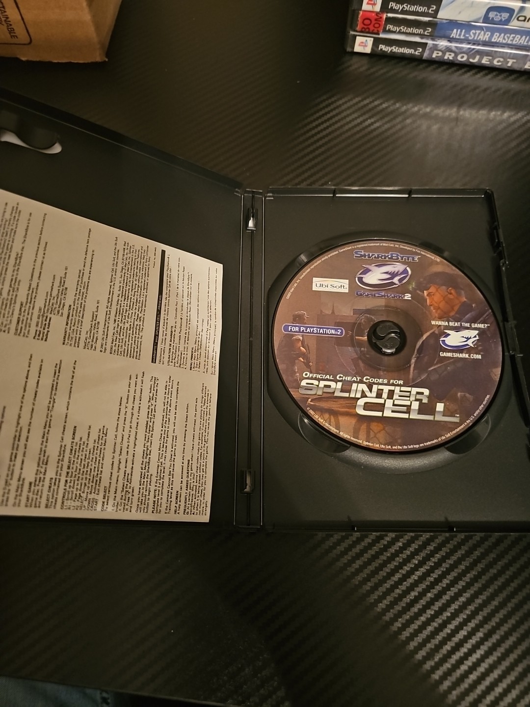 Play Station Two Shark Bite: Splinter Cell