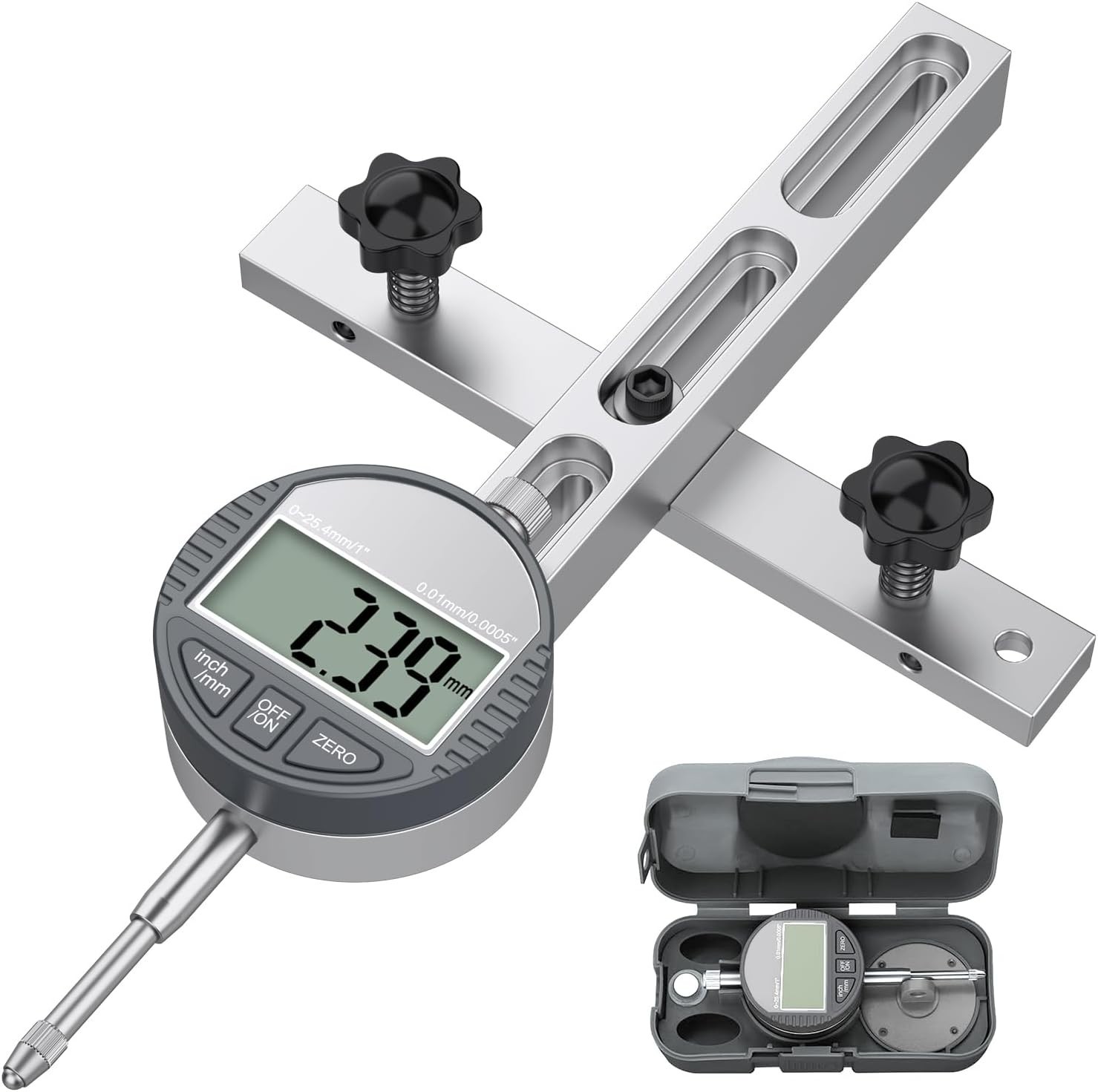 Table Saw Digital Dial Indicator Gauge, for Aligning and Calibrating Work Shop