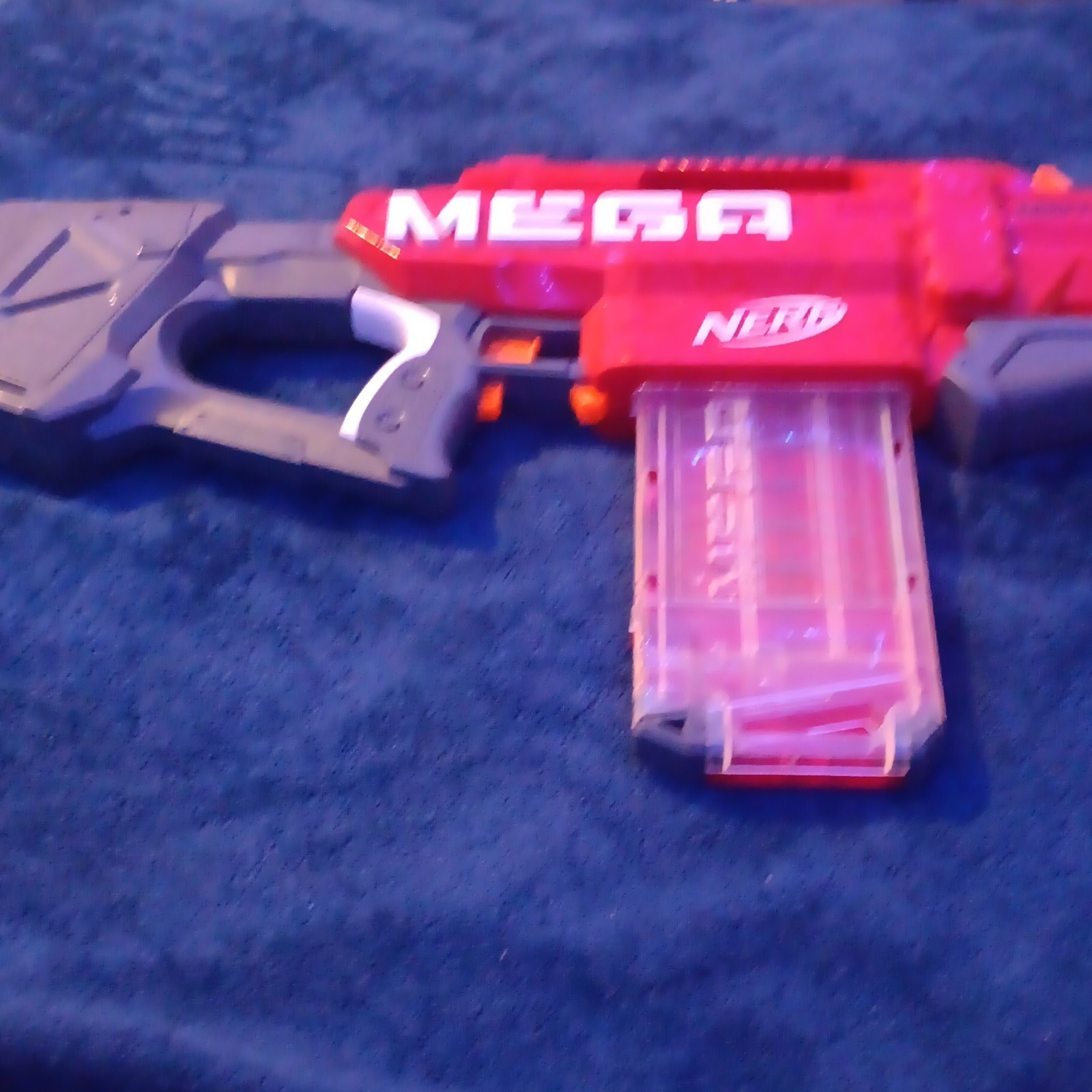 NERF Nerf Mega Centurion Dart Blaster w/ Clear Clip Magazine (2013) Age 8+