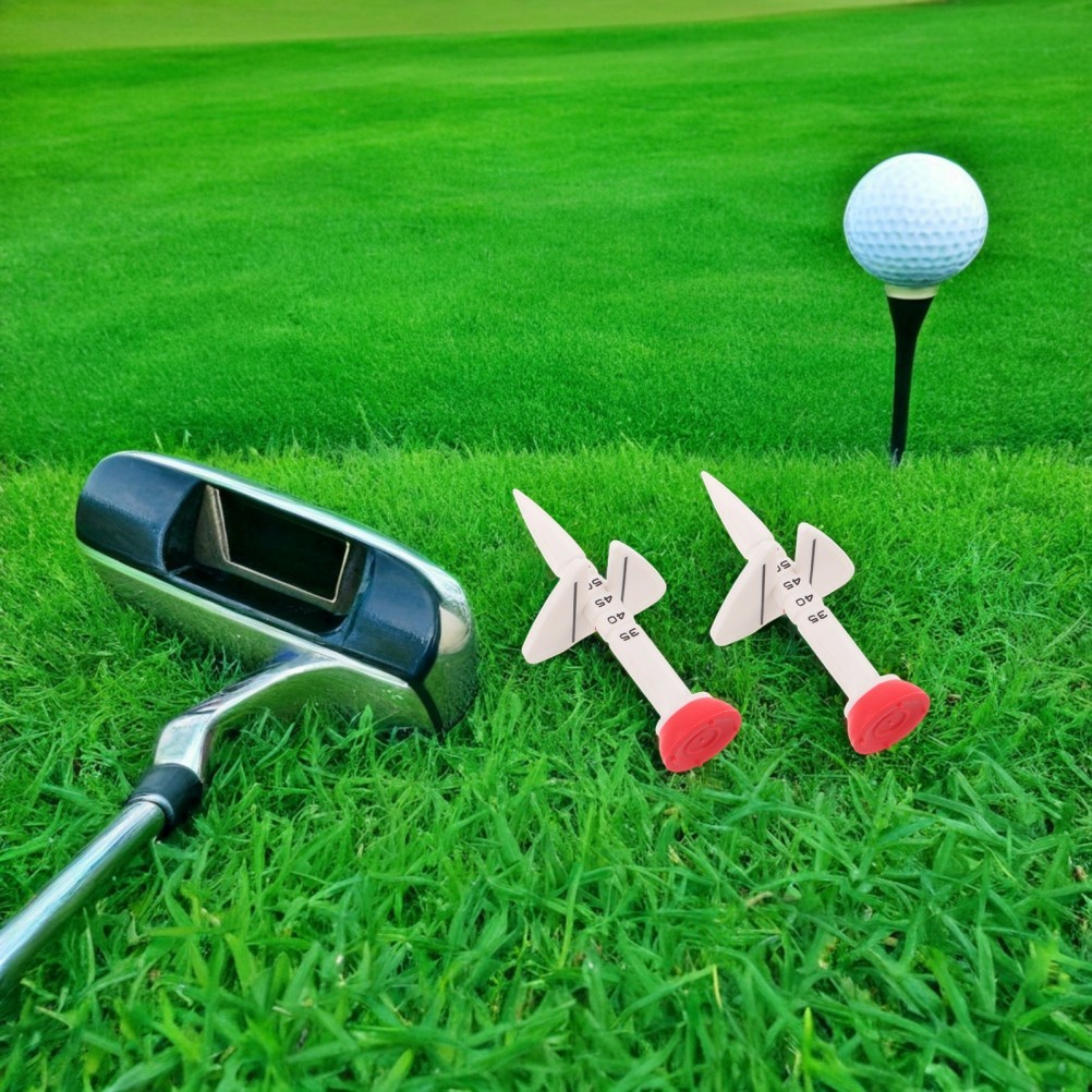 6Pcs Reusable Adjustable Golf Tees Plastic Height Tool for Winter Golf Training