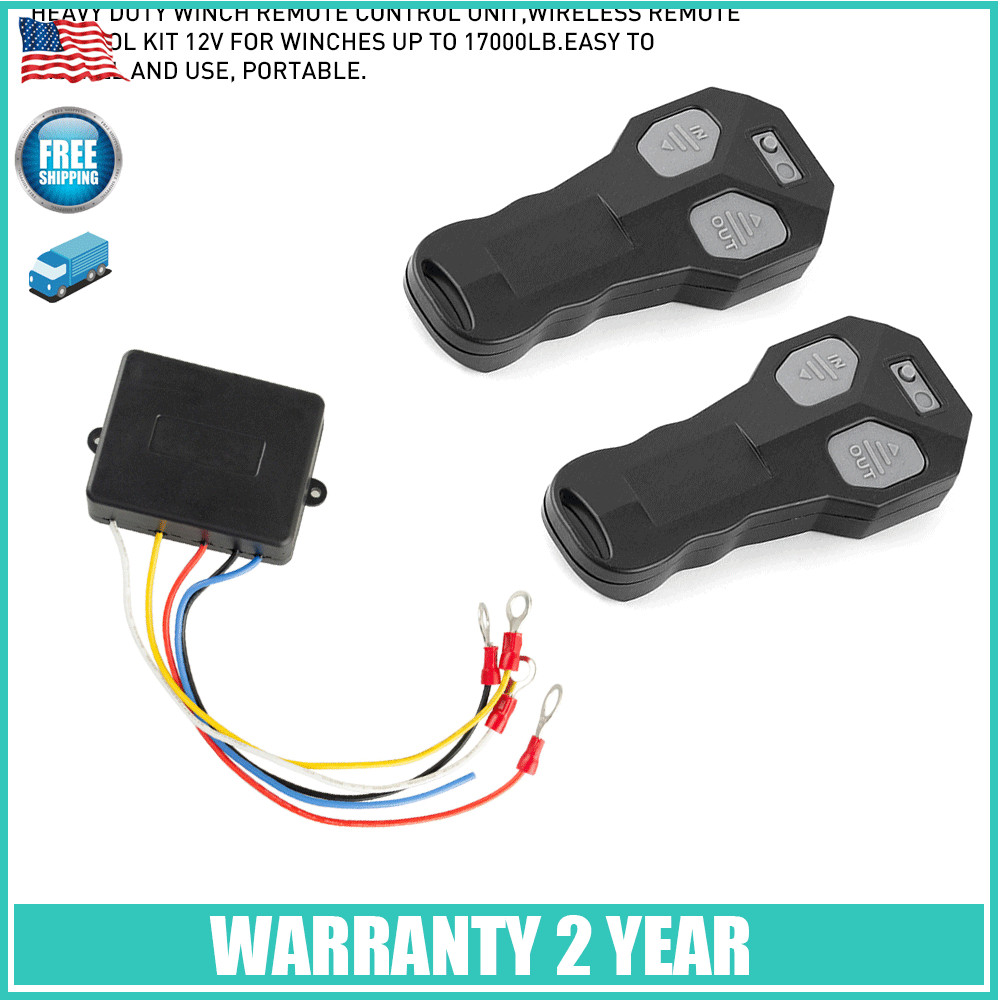 Wireless Winch Control Remote Kit for Jeep Truck ATV SUV 12V Switch Handsset USA