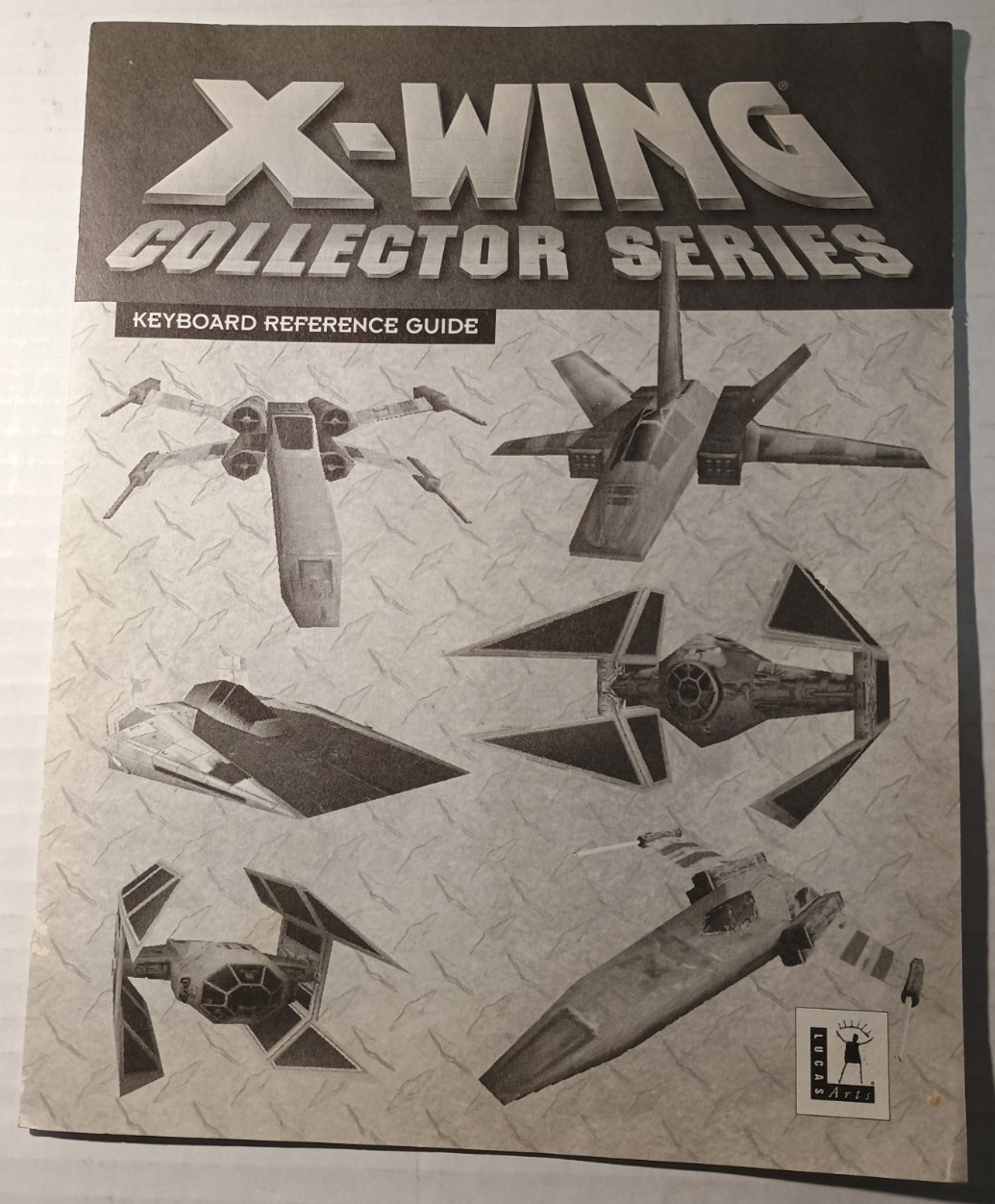 X-Wing Collector Series Instruction Manual and Keyboard Reference Guide See Pics
