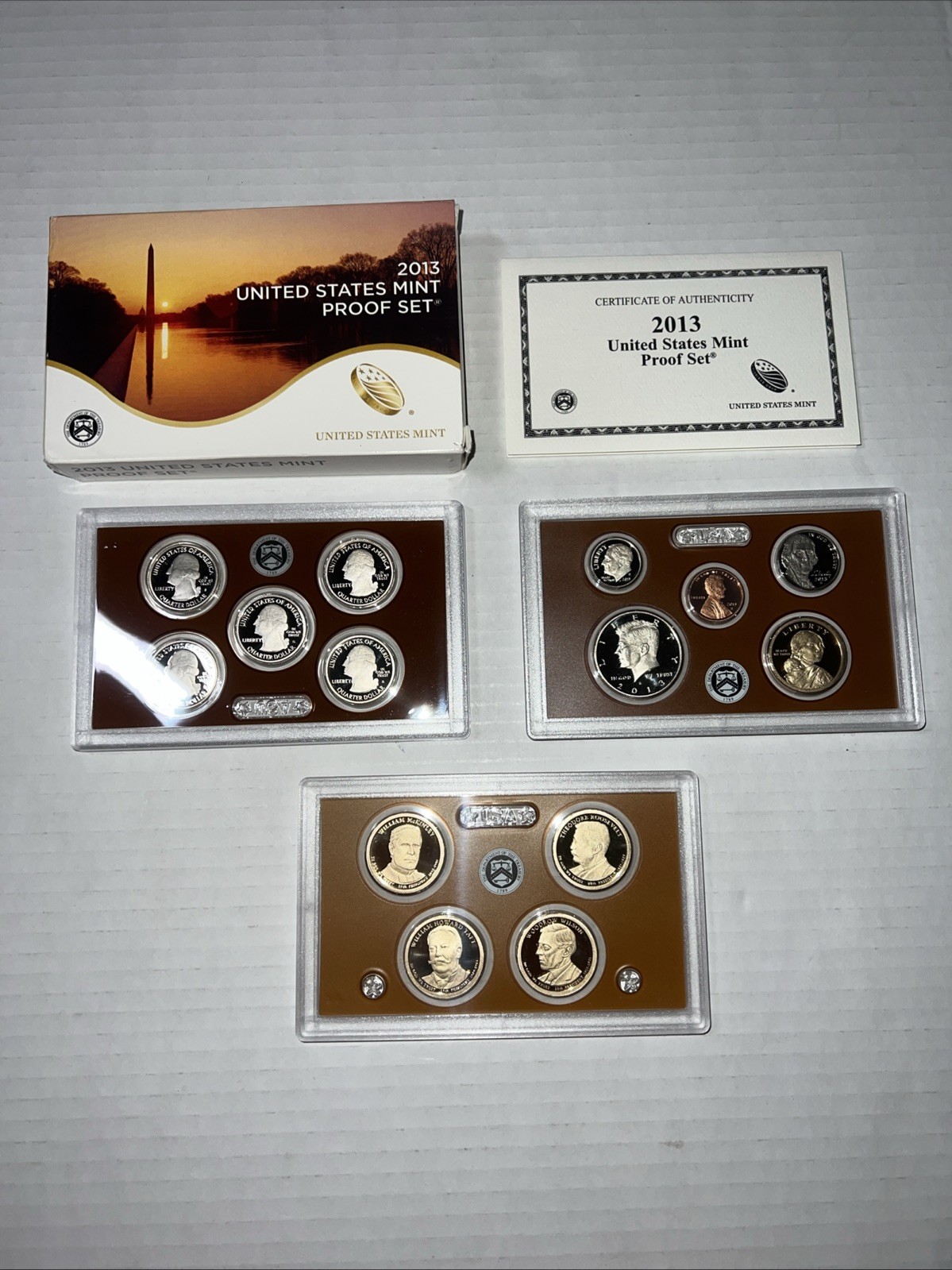 2013-S United States Mint Proof Set OGP/COA 14 Coins