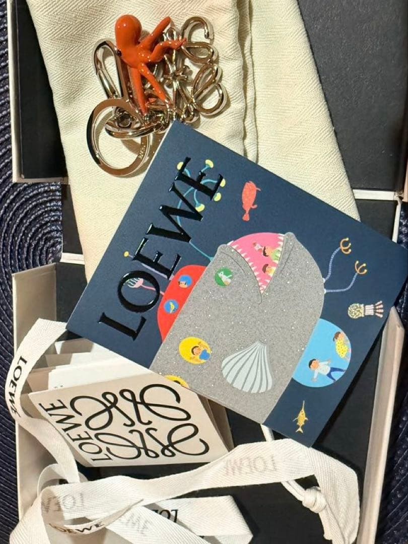 LOEWE Charm Octopus Keyring Snaz Fujita