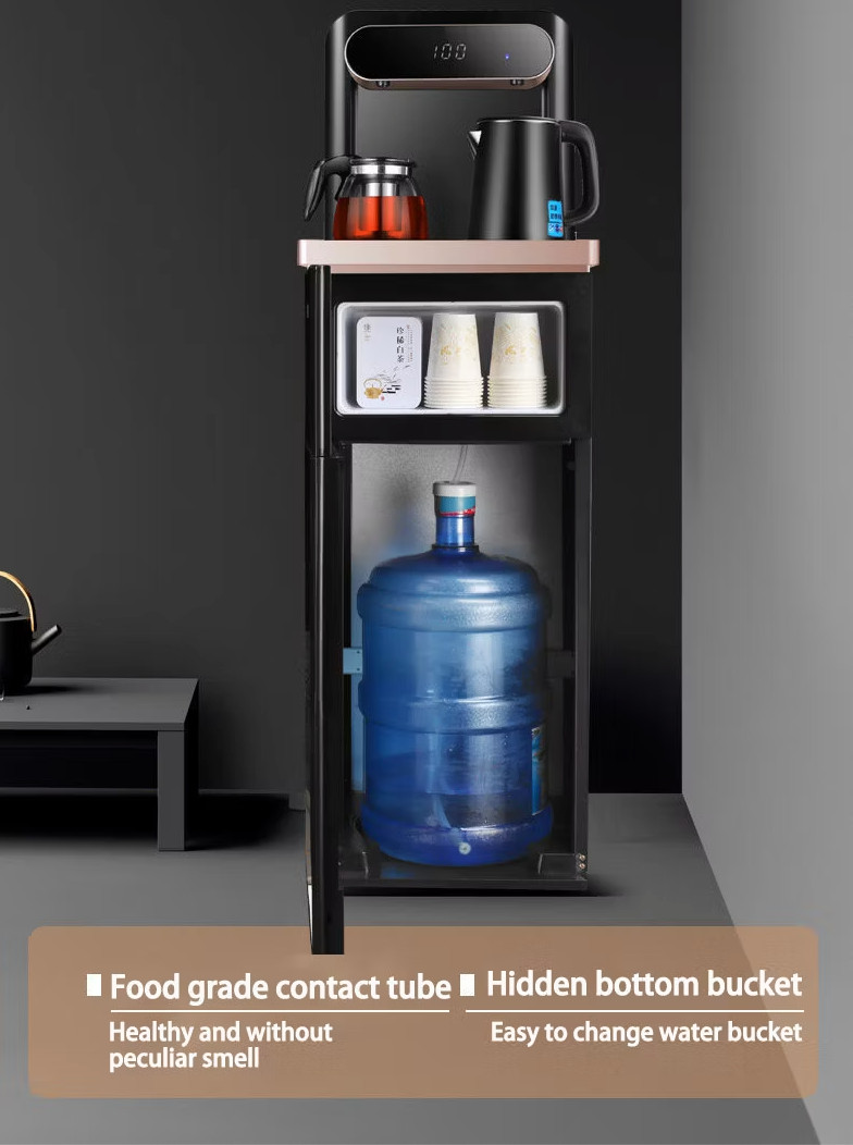 Gold Bottom Loading Hot and Room Temperature Water Dispenser Tea Bar Machine