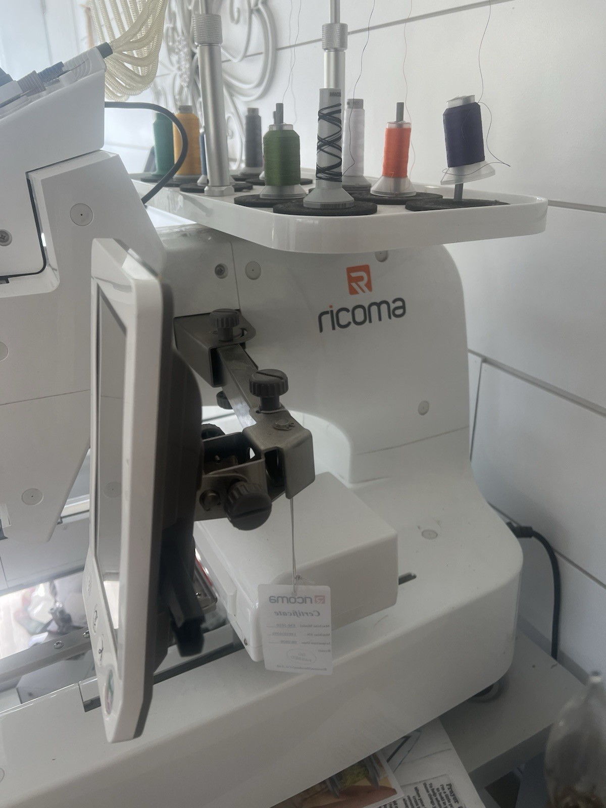 Ricoma EM1010 Commercial Embroiderh Machine- used 10 needle