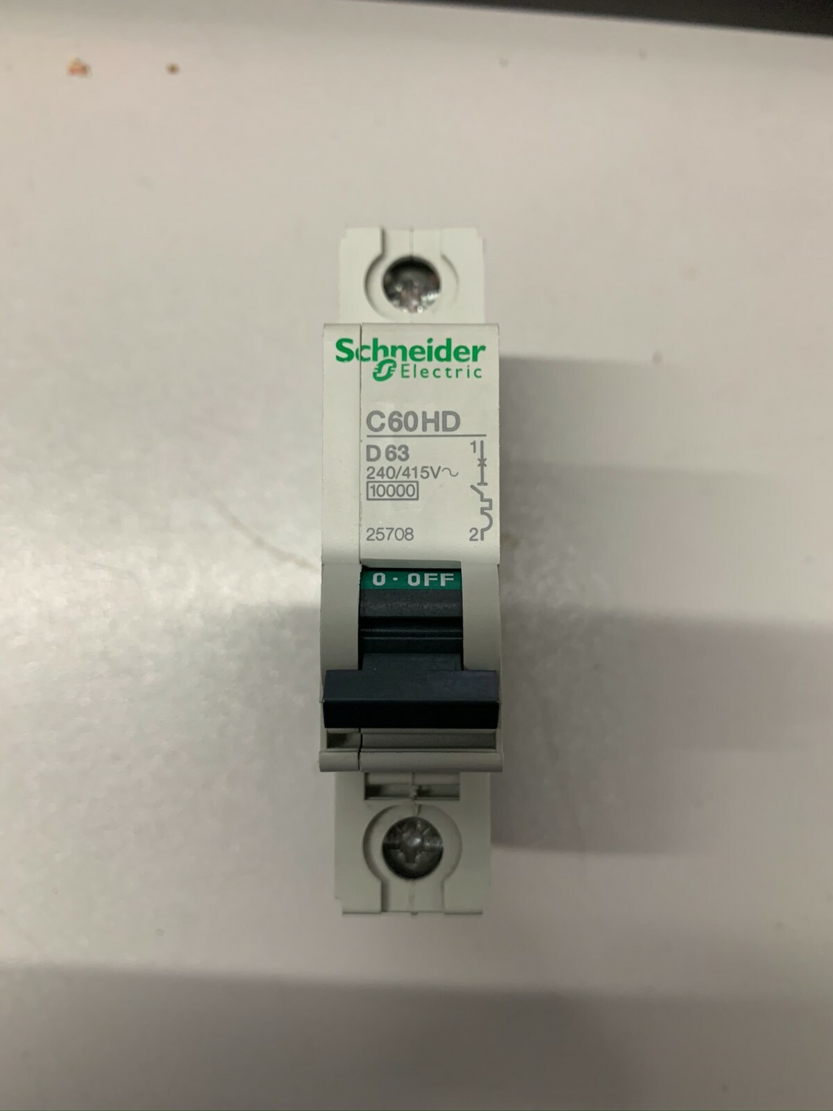 Schneider Merlin Gerin C60HD 63A Amp Type D MCB D63 10kA Multi 9 Single Pole SP