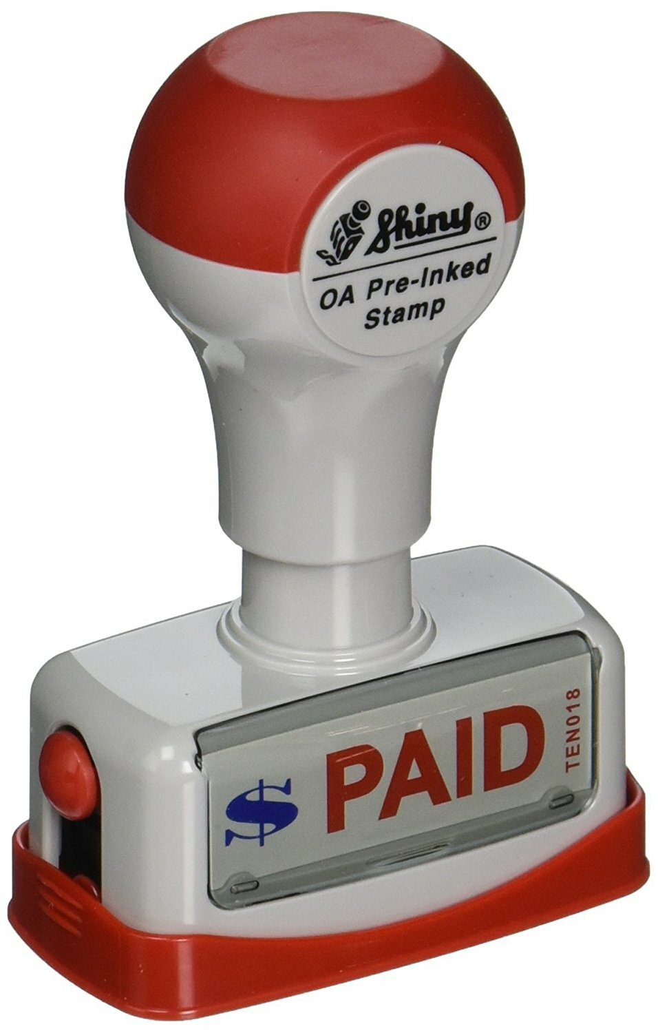 PAID Two Color Pre-inked Title Stamp by Shiny (TEN018)