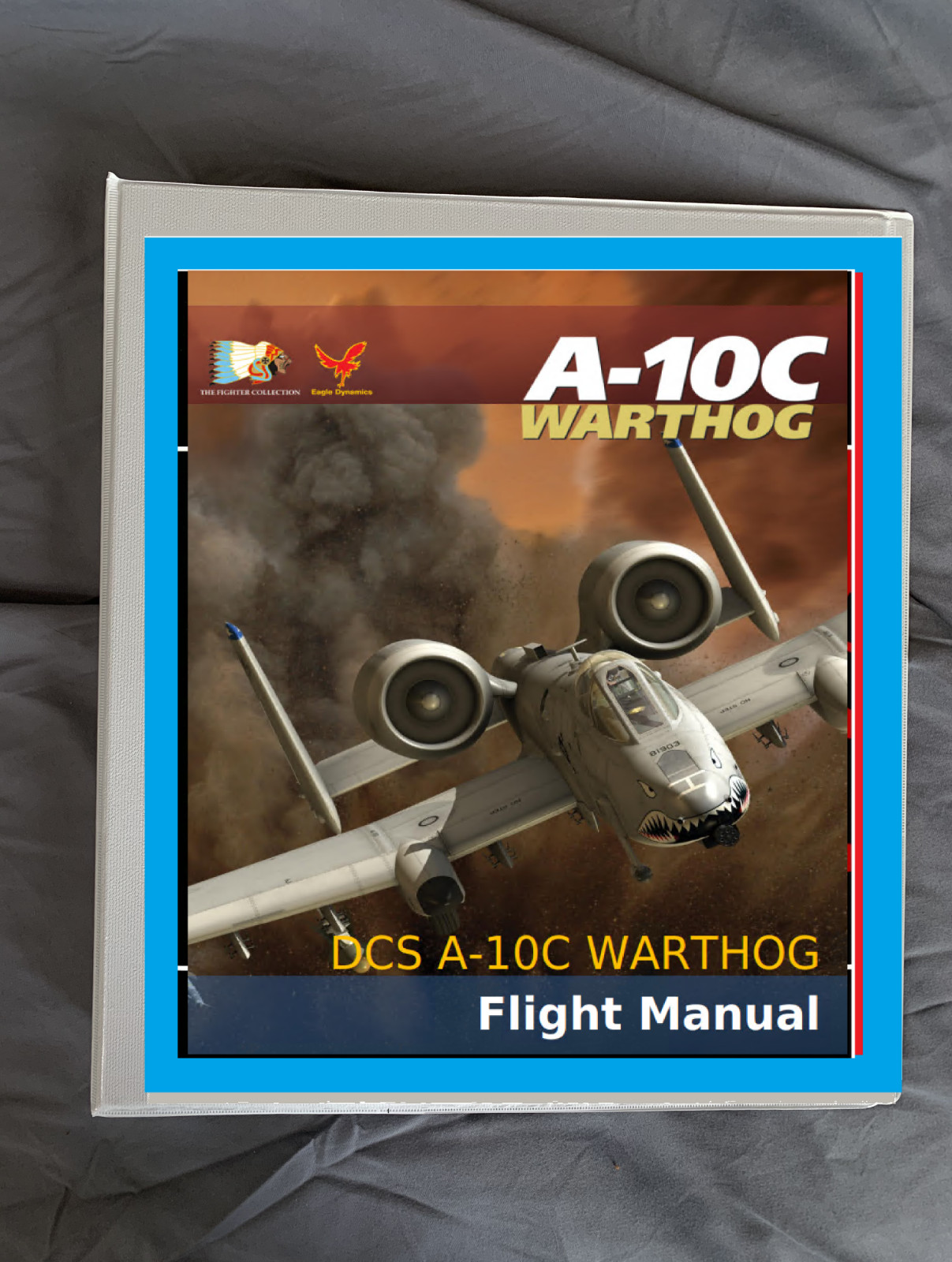 DCS a-10c a-10 crew checklist & Operating flight manual printed in binder FREE S