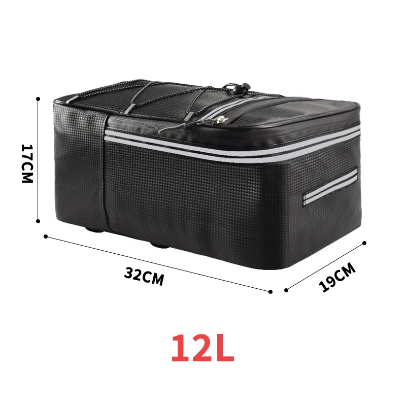 Riding Bike Rear Seat Bag Bicycle Luggage Carrier Rack Cycling Mountain MTB Bike