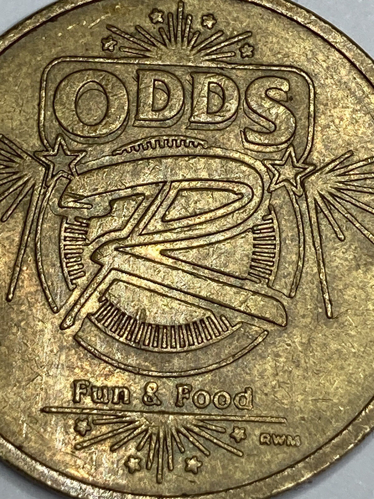 RARE ODD R ARCADE TOKEN DEFUNCT - RYAN AMUSEMENTS? #qy1