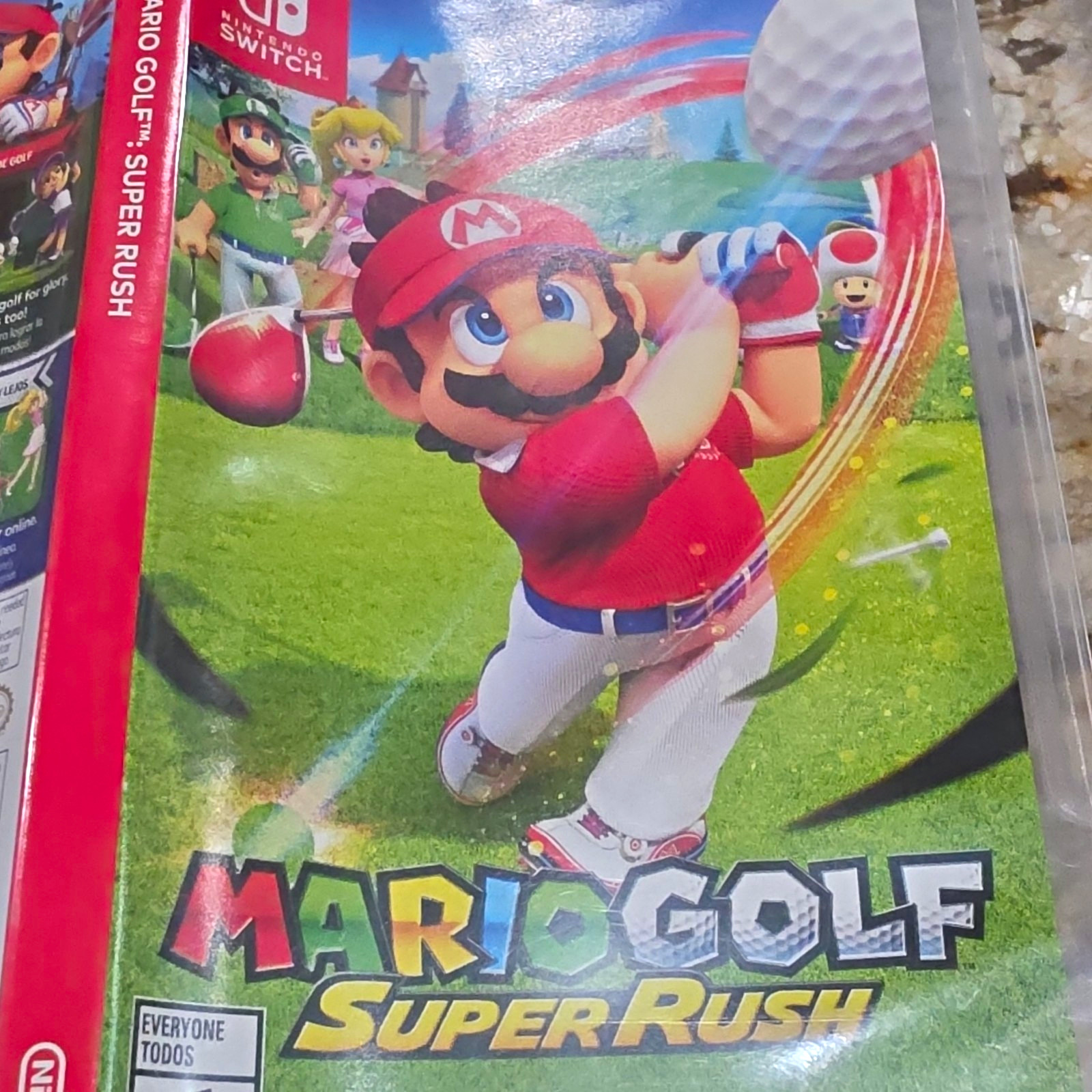 Nintendo Mario Golf: Super Rush Nintendo Switch Empty Original Cartridge Case
