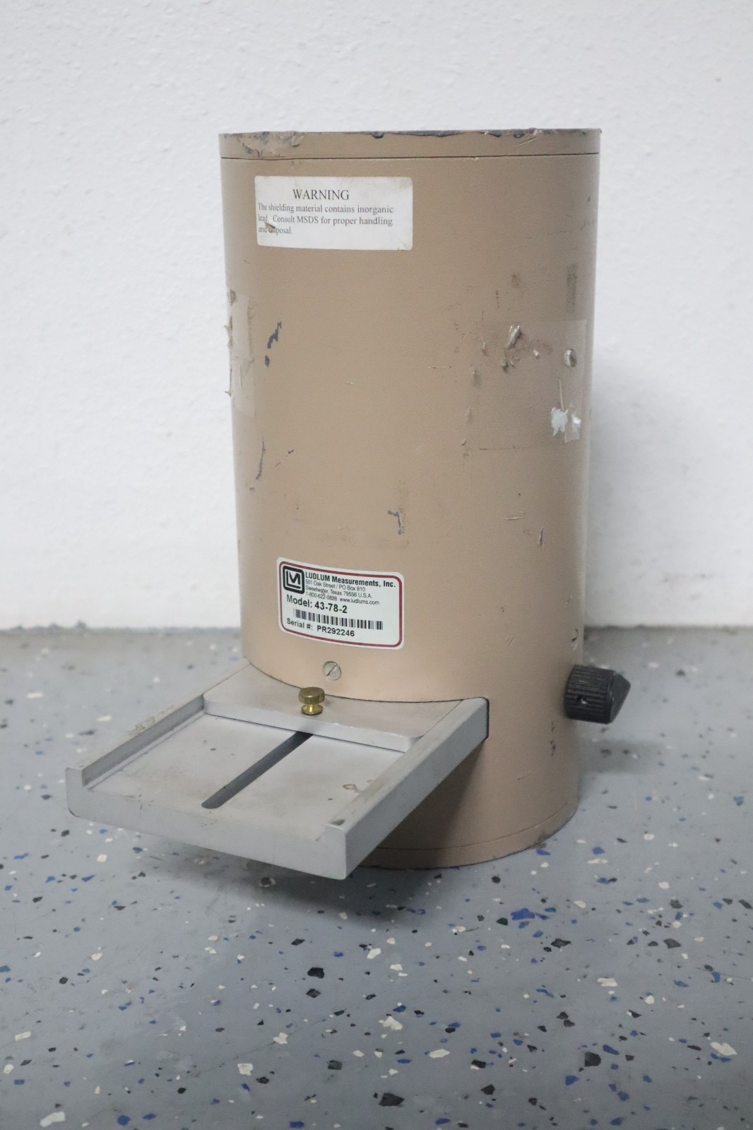 Ludlum 43-78-2 Alpha-Beta Sample Counter Head - PARTS ONLY