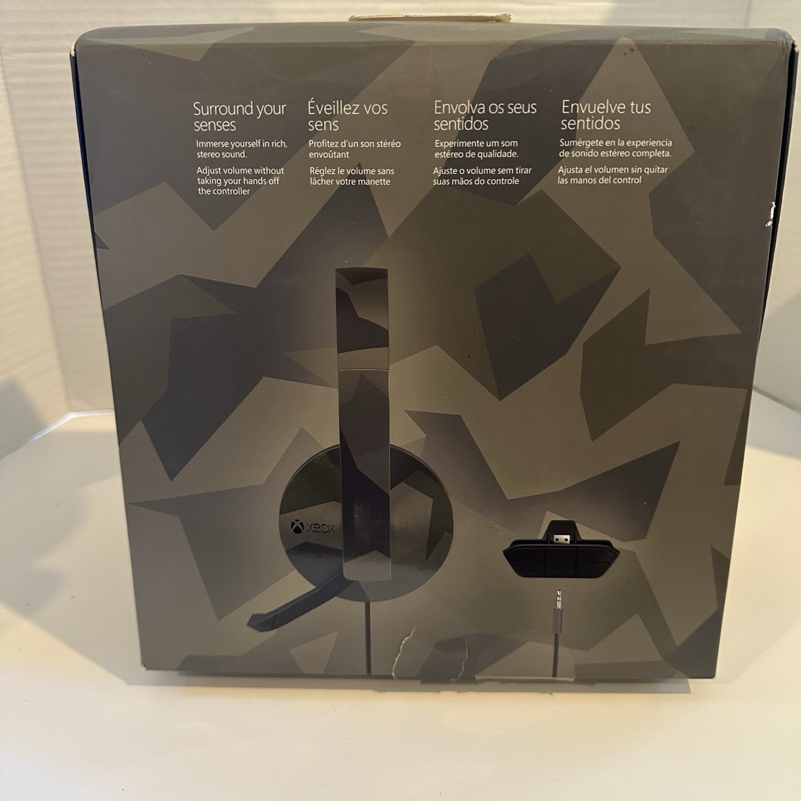 Xbox One Stereo Headset Armed Forces Box, EUC Pre-Owned